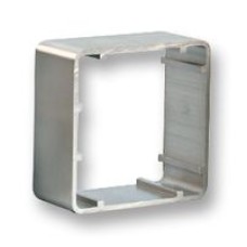 3E SURFACE HOUSING 1 GANG STAINLESS STEEL