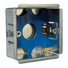 1 Gang 35mm Fire & AcousticMetal Dry Lining Back Box