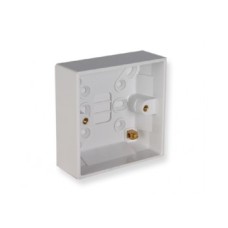 Backbox Single Gang White