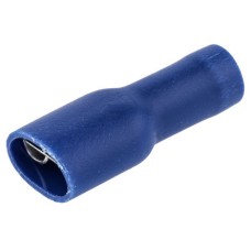 RS Pro Blue Insulated Crimp Receptacle - 6.3 x 0.8 mm