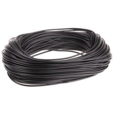 RS Pro 2mm Black PVC Cable Sleeve - 50m