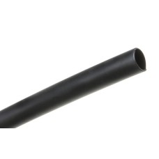 RS Pro 6mm Black PVC Cable Sleeve - 10m