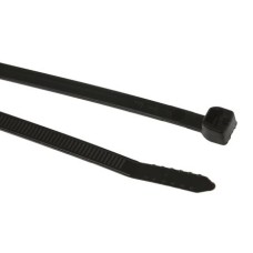 Thomas & Betts Black Nylon Non-Releasable Cable Tie - 188 x 4.8 mm