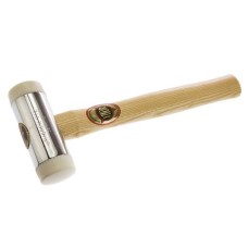RS Pro 675g Round Chrome Plated Zinc Mallet With Replaceable Face