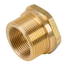 Adaptor M25 Male to M25 Female, Brass Exd/Exe