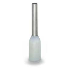 Bootlace Ferrule White (0.5 mm) 