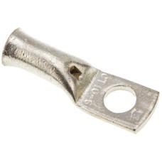 RS Pro CT Series Uninsulated Tin Plated Tubular Ring Terminal - M6 10mm²