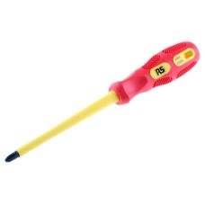 RS Pro 150 mm Chrome Vanadium Steel Insulated Screwdriver - Phillips PH3 Tip