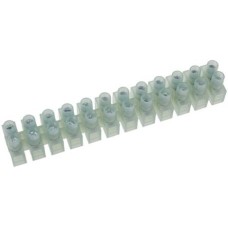 RS Pro Non-Fused Terminal Block - 12 Way Pole Screw Down Terminals 2.5mm²