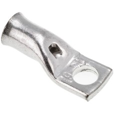 RS Pro CT Series Uninsulated Tin Plated Tubular Ring Terminal - M6 16 mm²